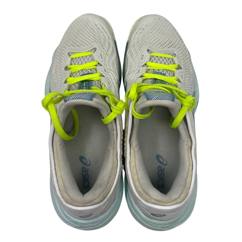 ASICS Wmns Court FF 3 White Soothing Sea‎ 1042A220-102 Women’s Size 8.5